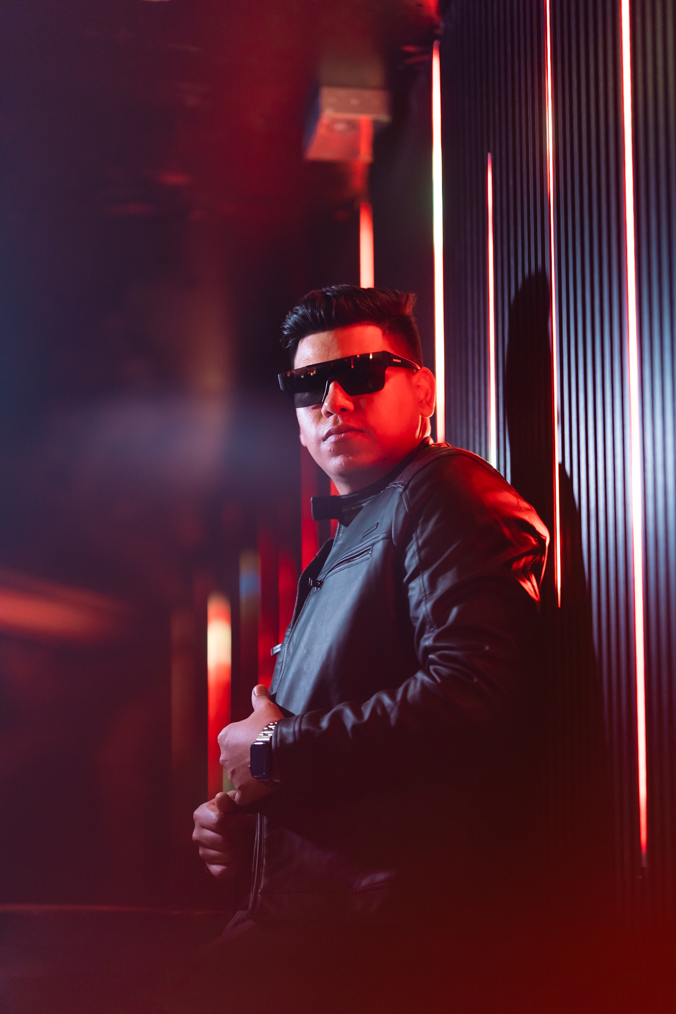 DJ ZAVALA in a studio session